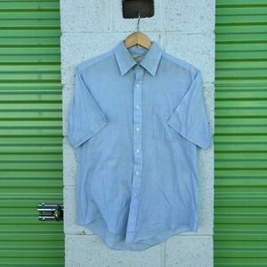 True Vintage 1970's Sears Fashion Collection Button Up ShirtPerma prest size 16